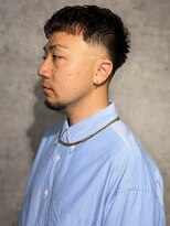 ホーミーズ 横須賀中央店(homies)&nbsp;マッシュ フェードカット 眉毛カット ビジネスヘア 黒髪 30代