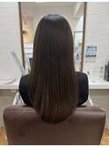 ナチュラル艶髪ロング×ショコラブラウン
