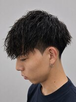 スター 稲沢店(STAR) 20代30代ツイストスパイラルパーママッシュ黒髪