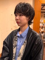 フランジェッタヘアー(Frangetta hair)&nbsp;マッシュウルフパーマ♪担当川合