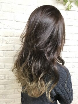 アンククロス 表参道(ANKH CROSS) 【ANKH CROSS表参道】オリーブアッシュグラデーション