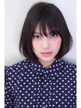 クーエフー(coo et fuu) 斜めバングのクラシカルなワンレンボブ ♪　大人可愛い