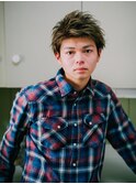 ソフトモヒカン×ツーブロック