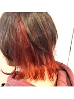 ヘアーサロン フーガ せんげん台店(HAIR SALON fuuga)&nbsp;インナーカラー×ウルフカット