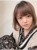 大人可愛いナチュラルボブ♪