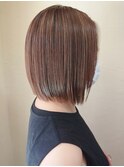 切りっぱなしボブ