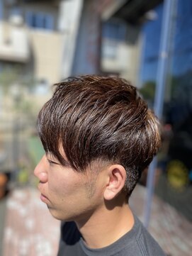 アントルポ(entrepot) クープボノムカット　ツーブロアシメ