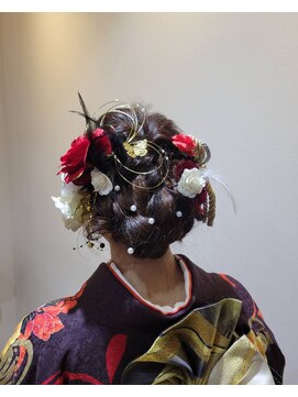 コアフィールドマサコ 北島店 成人式ヘアセット