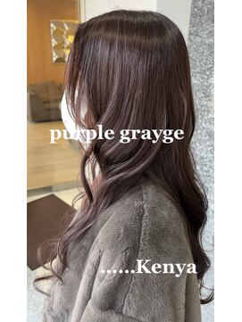 ソーエン バイ ヘッドライト 熊本店(soen by HEADLIGHT) ダブルカラー×パープルグレージュ