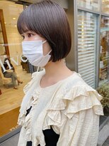 ネオリーブ アンド 渋谷店(Neolive &)&nbsp;【韓国/ショコラアッシュ】まとまりのあるコンパクトボブ