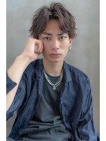 オースティン 流山おおたかの森(AUSTIN)&nbsp;ツイストパーマ七三オールバックマッシュウルフスリークショート