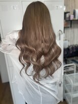 アンク クロス 関内店&nbsp;ブリーチカラーエクステ80ココアベージュ