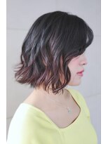 ヘアーデザイン ミヤビ 広尾(HAIR DESIGN MIYABI) ボブスタイルの艶&束感ウェーブ