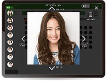 AIシステムで診断する実際の髪色を見ながら決めれる【カラーオペレーションシステム】