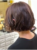 大人ニュアンスパーマ+イルミナカラー生コラーゲンTR