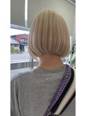 小顔効果♪抜きっぱなしボブ