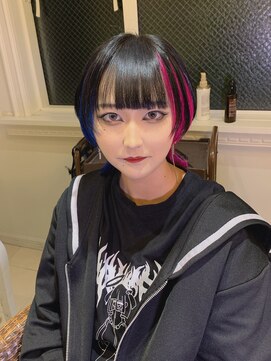 ヘアスタジオ アルス 御池店(hair Studio A.R.S) ツートンインナーカラー×ウルフカット