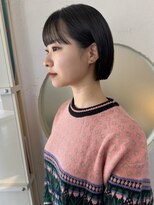 ヘアメイク シンズ レインボー(Hair Make SHIN'S RAINBOW)&nbsp;ショートボブ/大人巻き/ぷつっとボブ/ナチュラルモード/高松