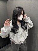 圧倒的黒髪ロング！
