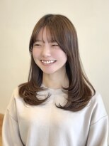 ビューエヒメ(VIEW EHIME)&nbsp;★小顔前髪レイヤーカットナチュラル透明感ベージュ