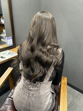 ボアップ 京橋店(boappu) #オリーブカラー#ロングヘア#プルエクステ#エクステ
