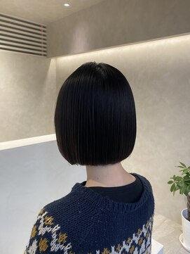 トキ(toki) ナチュラルボブ×マロンベージュ