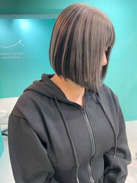 ユー イケブクロ(u Ikebukuro) アンブレラカラー/ハイライト/シルバーアッシュ/ボブ/ショート