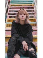 グラッジ 池袋(GLADGE)&nbsp;ミルクティー、ブリーチカラー