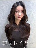レイヤーカット/顔周りカット/顔周りレイヤー /韓国風パーマ