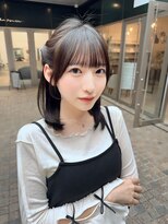 【kumu】 ミディアムレイヤー/顔周りカット/栄/名古屋