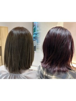 お客様の髪質・頭の形・クセなどを見ながら、オーダーに全力でお応えします。お任せのオーダーも承ります！