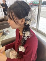 コワファースト 大分(COIFF1RST) 成人式/編み下ろしスタイル