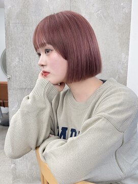 ガーデン 渋谷(GARDEN) 小顔大人ボブ暗めカラーミディアムデザインカラー