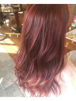 リアン 大森店(Rian)&nbsp;ピンクベージュ×20代ゆる巻きレイヤー