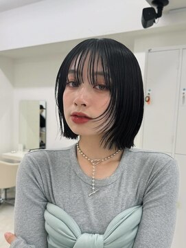 アイトーキョーエス 渋谷(AI TOKYO S) レイヤーボブ/オリーブベージュ/結べるボブ