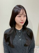 シェノン サントル(CHAINON CENTRE)&nbsp;梅田/黒髪/クラゲヘアー/オリーブグレー/小顔/ココアベージュ