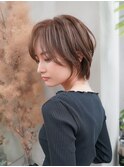 【GEEKS渋谷】ナチュラルショートウルフ/20代30代/冬カラー/小顔