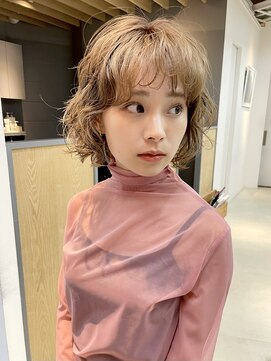 ミィ 表参道(mee.) 【mee.】　似合わせボブパーマ　表参道駅5分