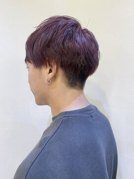 モリオ フロム ロンドン 成増店 【morio成増/一戸】ブリーチありプラムラベンダー