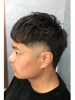 クレオ 福大通り店(CREO) 短髪×フェードスタイル