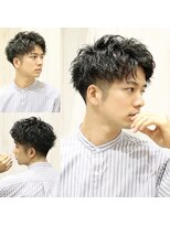 ヨシザワインク プレミアム 横浜 桜木町店(YOSHIZAWA Inc. PREMIUM)&nbsp;ツイスパツイストスパイラルパーマ波巻きアップバング理容室