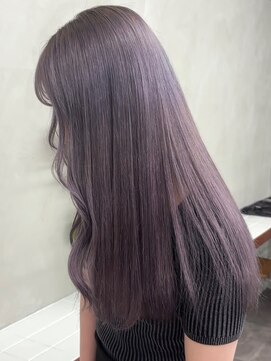 ニコ トウキョウ 渋谷(nico TOKYO) ラベンダーグレージュダブルカラーピンクハイトーン韓国レイヤー