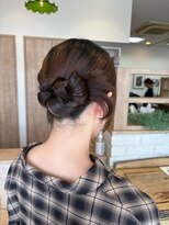ヘアー テクニカ(hair Technica) 【かえで】カチモリ×ツヤっと/岡山ヘアセット/前撮りヘアセット