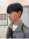 黒髪マッシュ