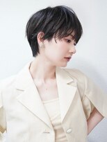 ハウスアンドヘアーワークス(House&Hair works) 前髪長め大人小顔ショート30代40代50代 藤沢