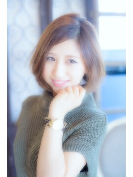 ミエル ヘア 新宿(miel hair) 日常生活で男子に「おっ!?」と思わせる大人可愛いボブ♪