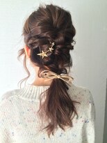 ロジェ(loje)&nbsp;【LOJE】こなれ感★カジュアル編み込みアレンジ