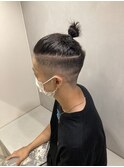 マンバンスタイル×フェードカット