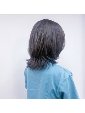 トップヘアー 玉島店(TOP HAIR) 《TOPHAIR 玉島店/ ぱん》ソフトウルフ×シルバーアッシュ