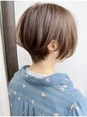 《knit銀座》大人可愛い20代30代40代ショートボブ丸み前下がり